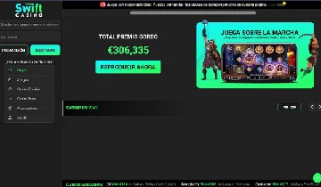 Premios Swift Casino