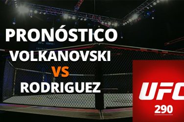 pronostico volkanovski rodriguez 09 julio 2023