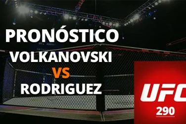 pronostico volkanovski rodriguez 09 julio 2023
